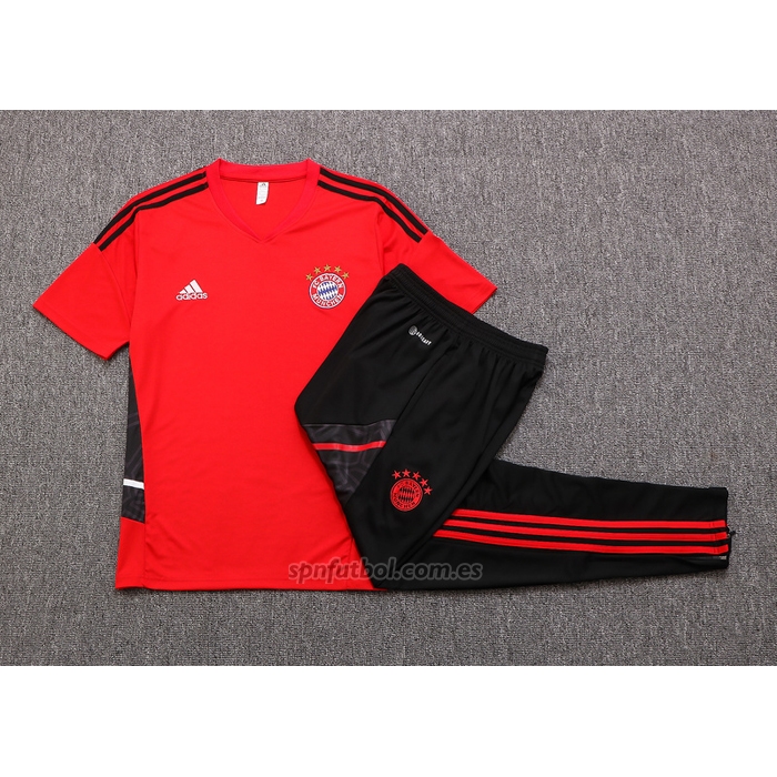 Chandal del Bayern Munich Manga Corta 2022-2023 Rojo